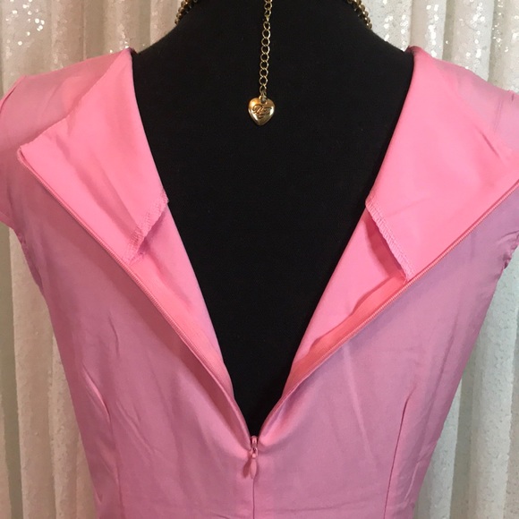 Sweetheart Neck Surplice A Line Dress - Picture 6 of 8